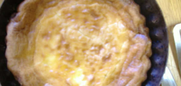 Пирог с грибами и картофелем