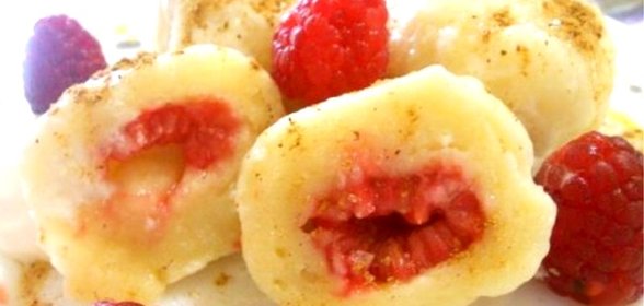 Галушки с начинкой