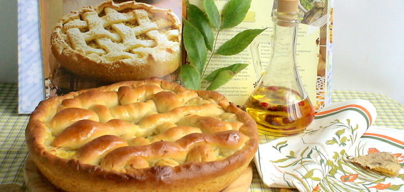 Пирог-корзинка с рубленой капустой ( тест-драйв)