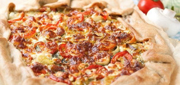 Галета с помидорами