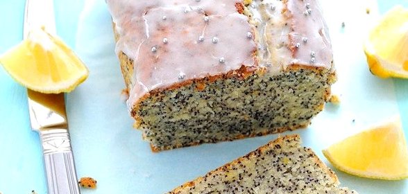 Лимонный кекс с маком