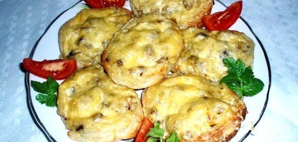 Жюльен в слоеном тесте