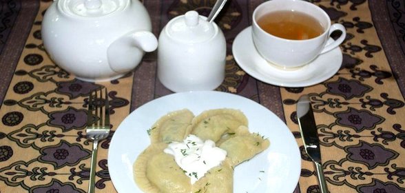 Вареники с картофелем и укропом
