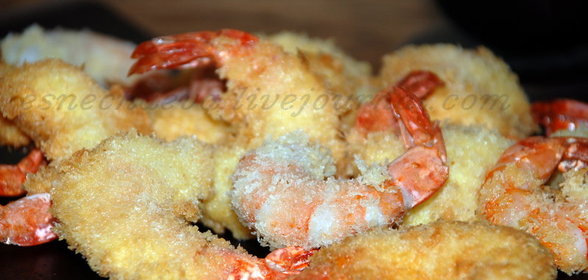 Креветки темпура