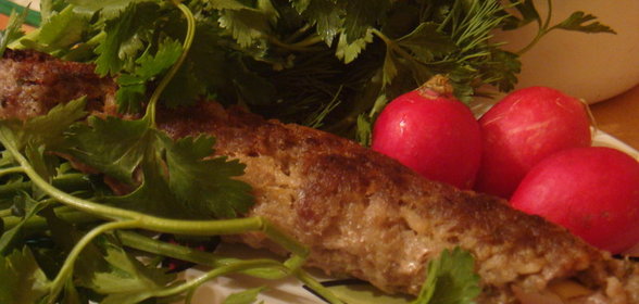 люля-кебаб духовой из свинины