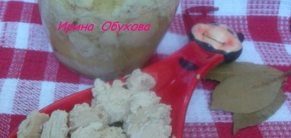 Куриное филе тушеное в банке