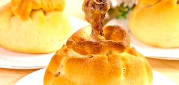 Куриные ножки в мешочках