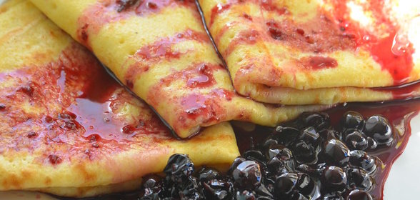 Блинчики Фламбе