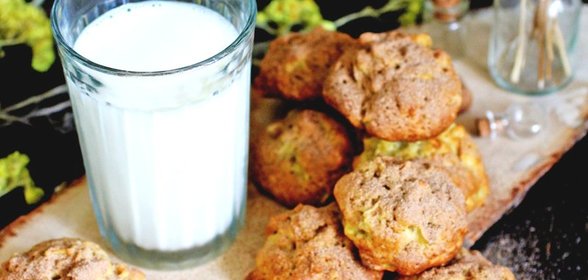 Нежное яблочное печенье