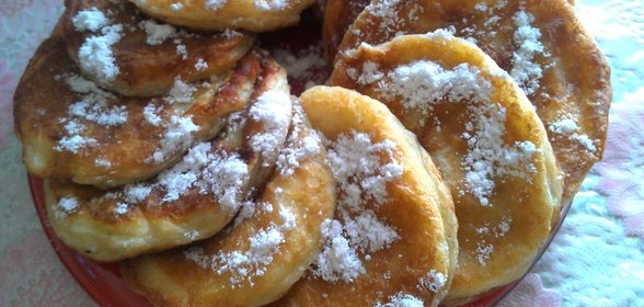 Оладьи с творогом