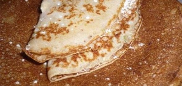 гречневые блинчики и вариант начинки
