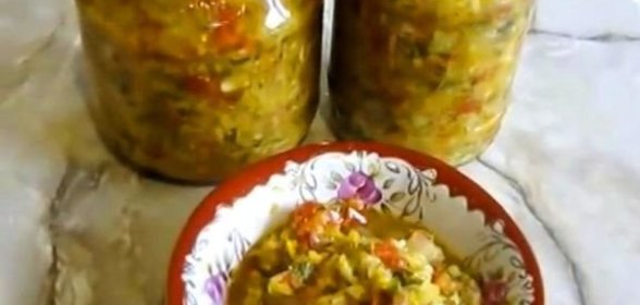 Кабачковая икра в духовке (на зиму)