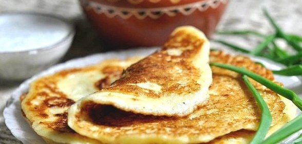 Постные картофельные блины