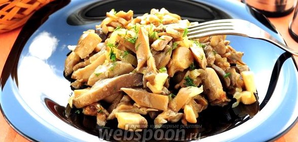 Вёшенки жареные в мультиварке