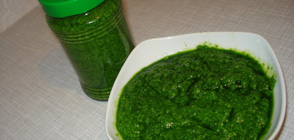 Песто из черемши