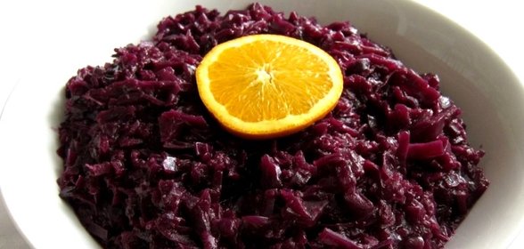 Тушеная красная капуста по-чешски