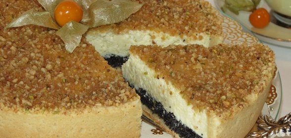 Творожно – маковый пирог