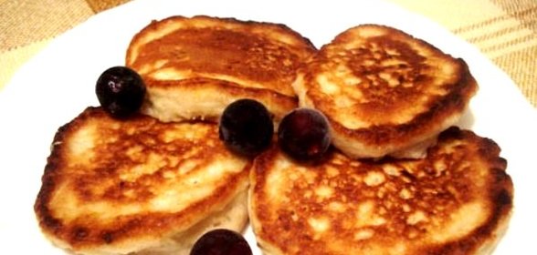 Овсяно-яблочные оладьи