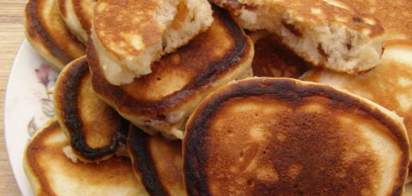 Оладьи с абрикосовой пастилой