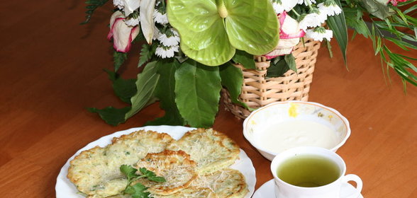 Оладьи с кабачками