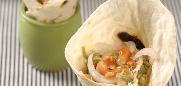 Начинка из фасоли и лука