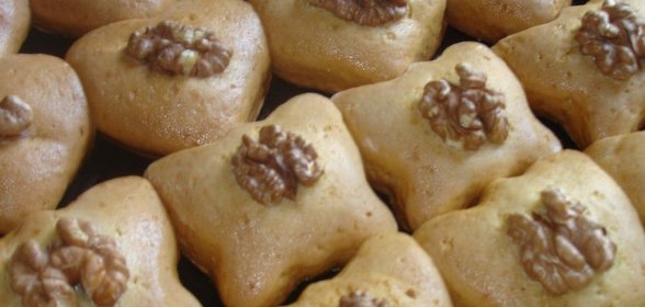 Печенье медовое с орехами Быстрое