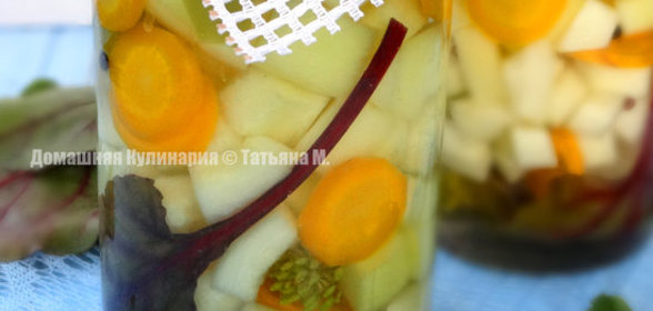 Зимняя закуска с кабачком