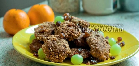 Овсяное печенье без масла и сахара