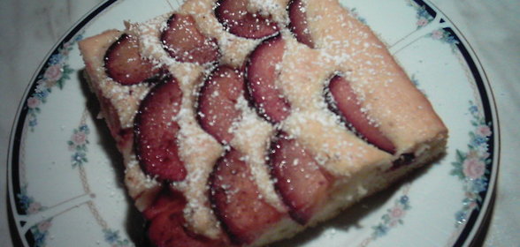 Сливовый пирог