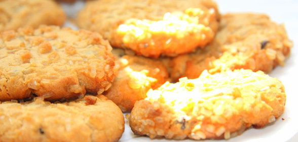 Рассыпчатое печенье из арахисовой пасты, без молока