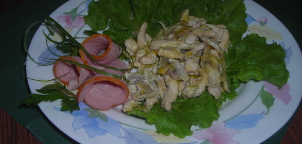 Цыпленок по – королевски