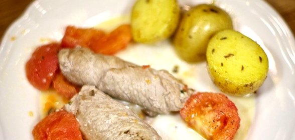 Рулетики из телятины