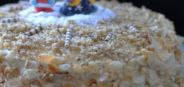 Медовый торт с заварным кремом