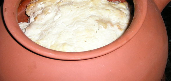 Цветная капуста в горшочке