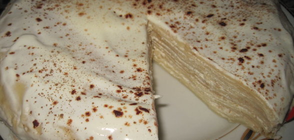 Очень нежный блинный тортик