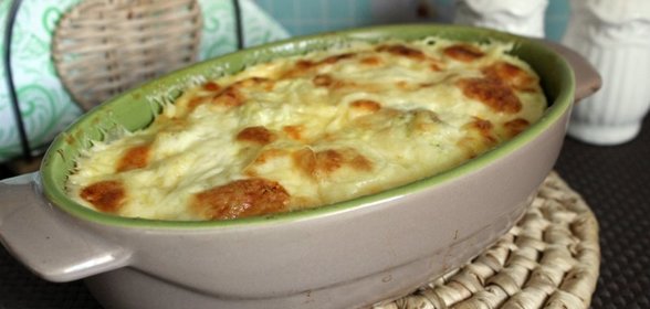 Цветная капуста в омлете под сырной корочкой