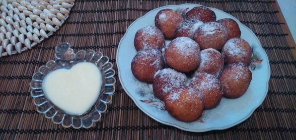 Творожные пончики