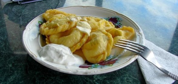 Вареники на пару на кефире