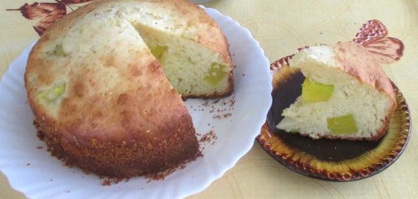 Шарлотка с тыквой