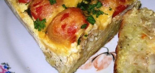 Запеканка из картофеля с рыбой