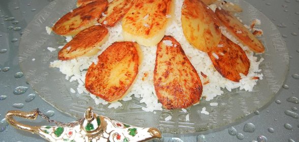 Рис на гарнир и газмах из картофеля