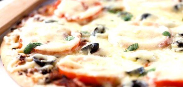 Пицца на гриле