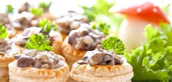 Волованы из слоеного теста