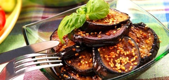 Баклажаны в кунжуте