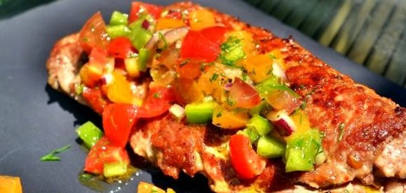 Свинина, фаршированная грибами и сыром