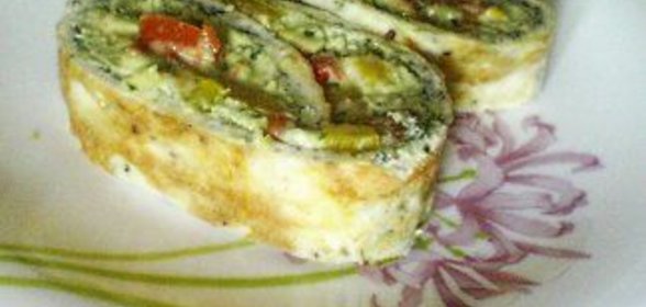 Сырные рулетики с авокадо и болгарским перцем