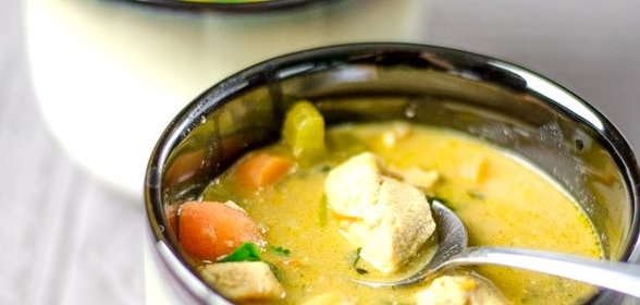 Курица в молочном соусе