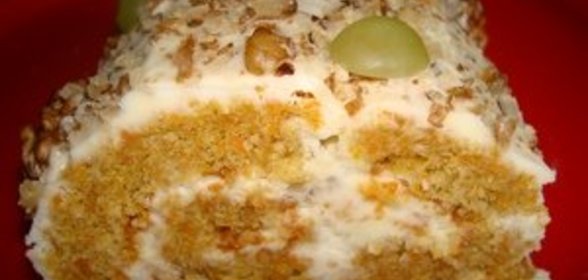 Морковный воздушный рулет