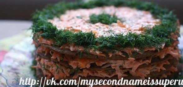 Печеночный торт