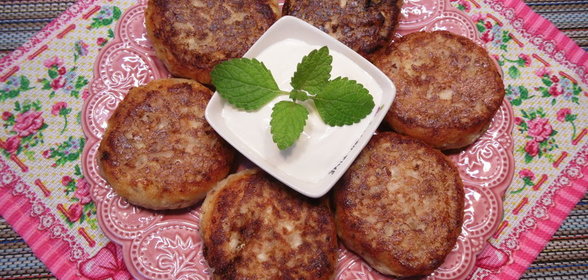 Сырники с гречкой